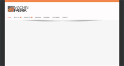 Desktop Screenshot of machinfabrik.com